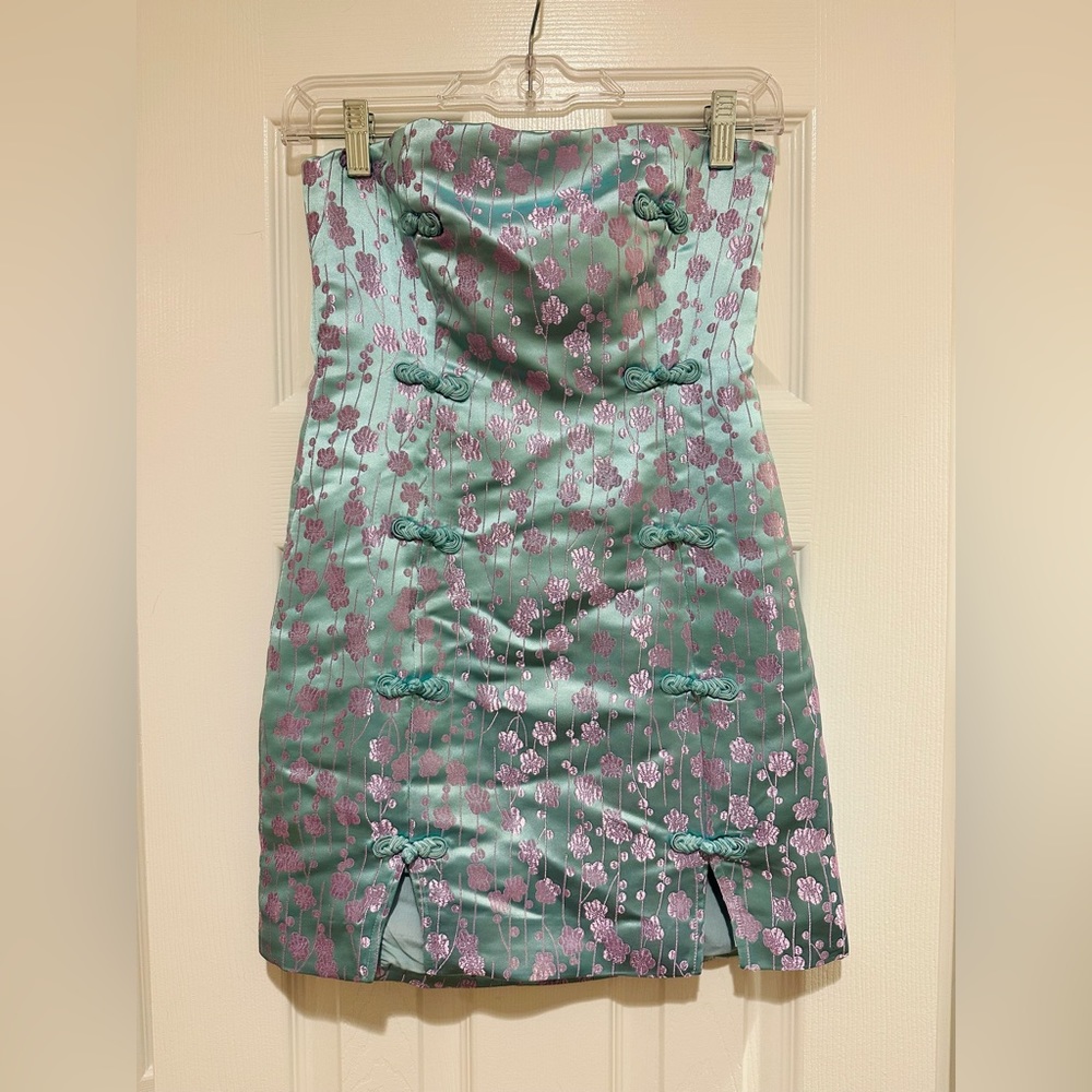 SAU LEE Jenny Dress in Blue New W/Out Tags